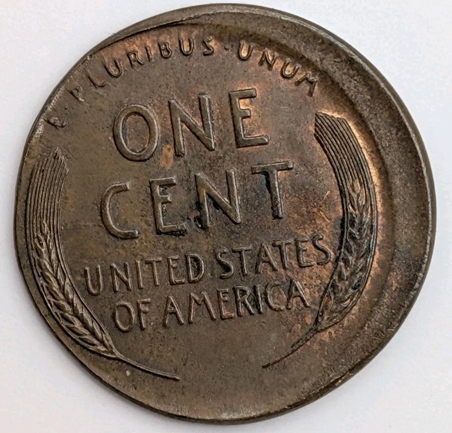 1936 - P - Lincoln Wheat Cent Penny - Error - Struck Off-Center U61 - Image 2 of 4