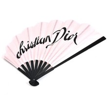 Christian Dior Japan novelty Pink folding fan