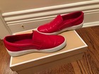 MICHAEL KORS KEATON RED SLIP ON SHOES SZ 6 — photo 6