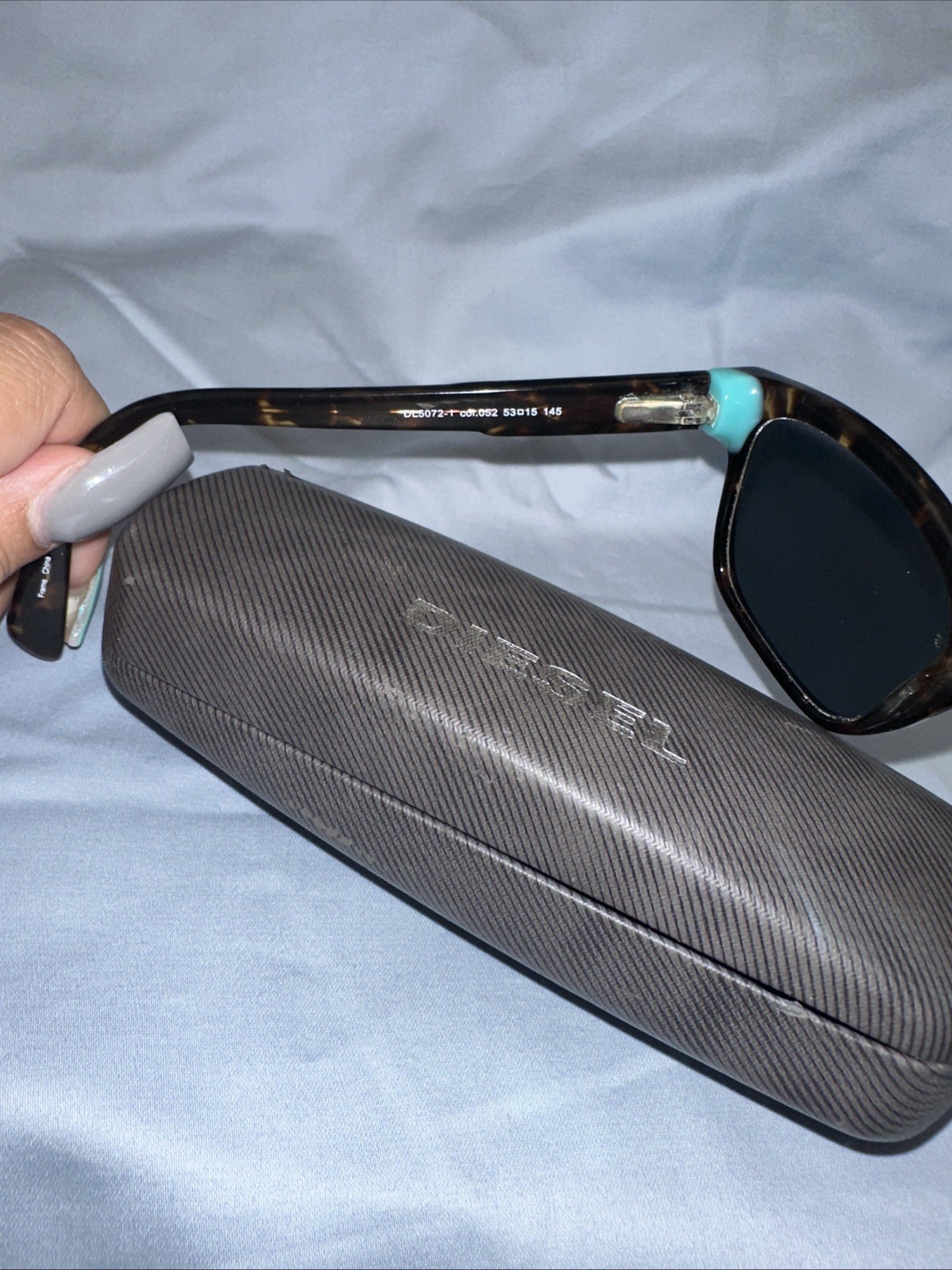 Diesel frames tortoise shell with turquoise accen… - image 5