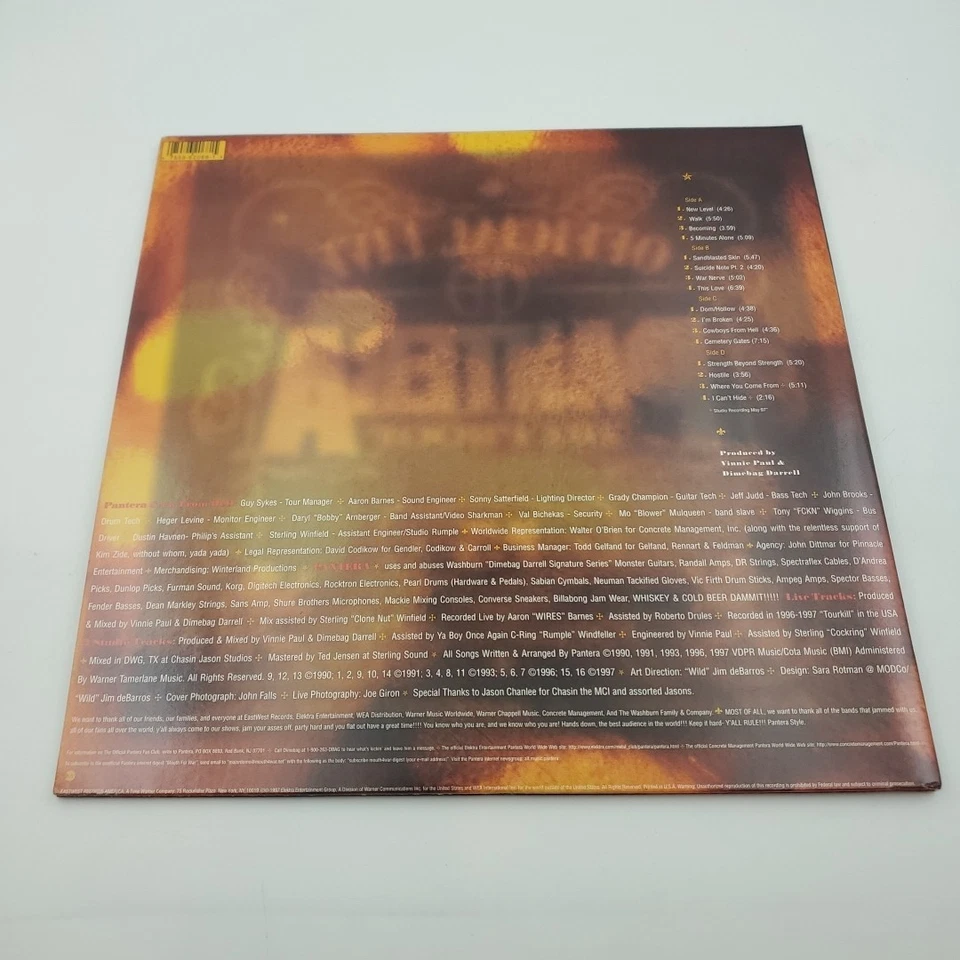 Pantera Official Live: 101 Proof 2xLP 12" Vinyl Record  - Image 2 of 4