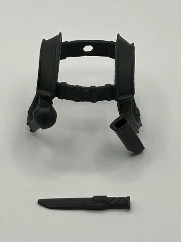 GIJoe Classified Series Nunchuk Chest Webbing & Knife Fodder 1/12 Scale