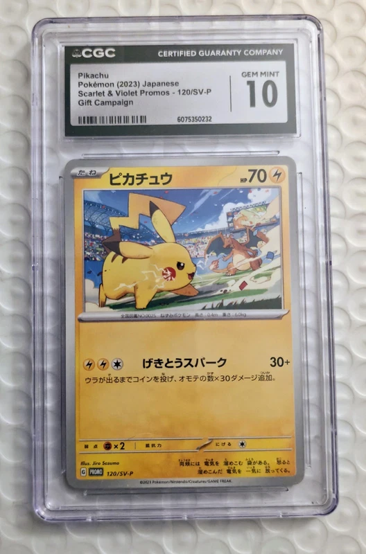 Pikachu Promotional Card Japanese Pokemon TCG