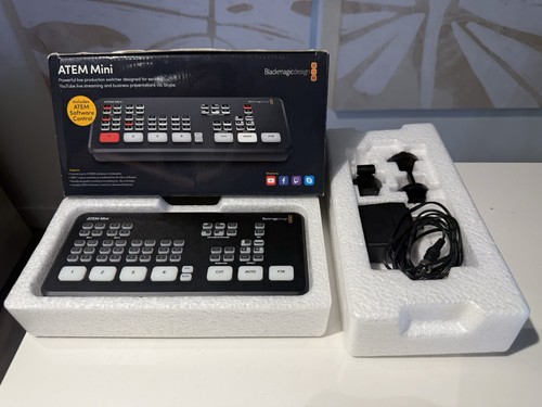 Blackmagic Design ATEM Mini HDMI Live Stream Switcher Mint Condition 100% Tested
