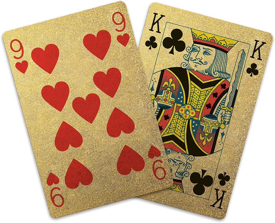 Number 1 Carte Da Gioco in Versione Oro, Adatte a 6+, in Lingua Tedesca - Immagine 2 di 4