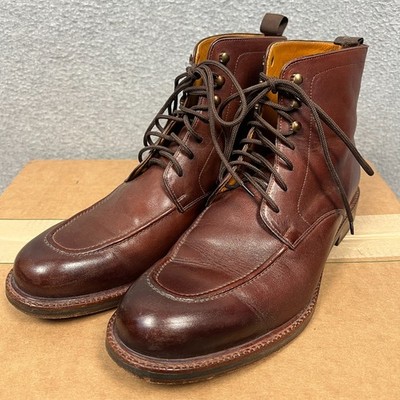 Beckett Simonon Gallagher Boots Leather Brown Mens 11 Moc Toe Lace