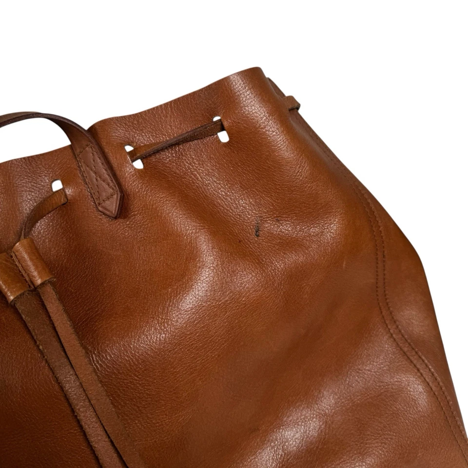 Bolso de Mano MADEWELL El Cordón Transporte Cartera Cuero Marrón Foto 3 de 4