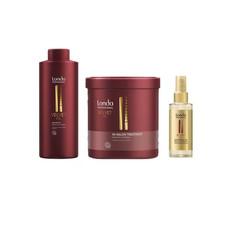 Londa Professional Velvet Oil Shampoo 1000ml Treatment 750ml Velvet Oil 100ml