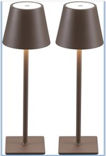 2 Pack Cordless Table Lamp,Portable LED Desk Lamp, 4000mAh Battery Operated