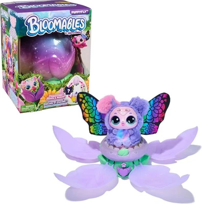 SPIN MASTER Hatchimals Bloomables Puppyfly – Interaktives Überraschungs-Spielzeug
