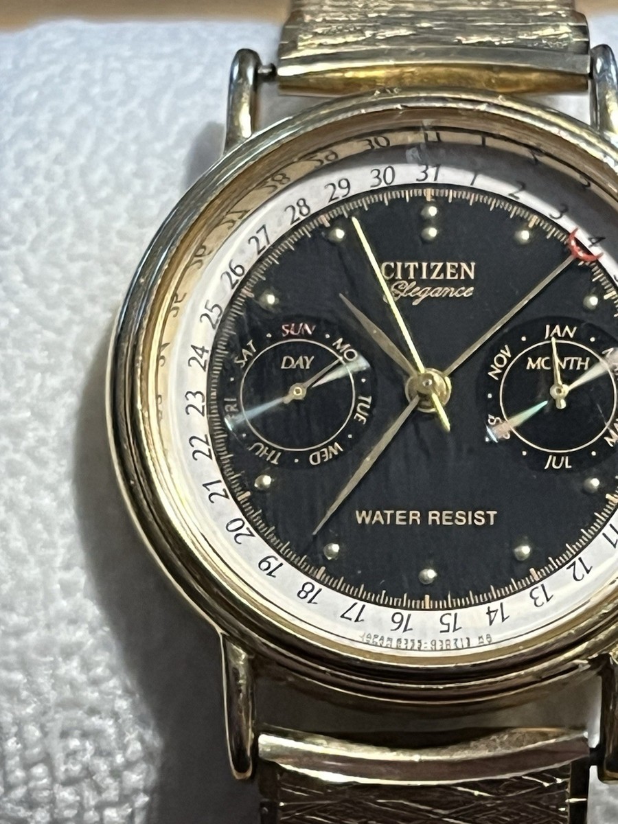 Men's JAPAN Vintage MOONPHASE Watch CITIZEN 6355-G30003 TA (Needs