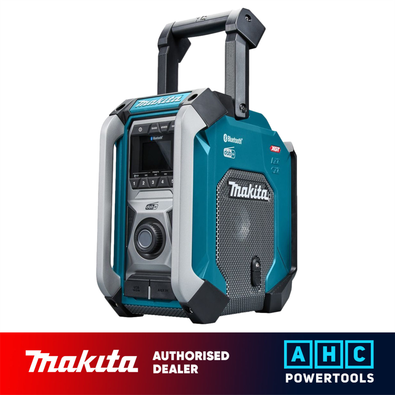 Makita MR007GZ 12V/18V/40V XGT Bluetooth DAB+ Digital Job Site Radio Body Only - Image 16