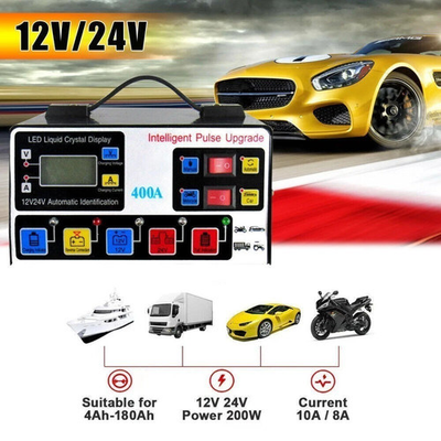 #ad Car Battery Charger Heavy Duty 12V 24V Smart Automatic Intelligent Pulse Repair. $15.85