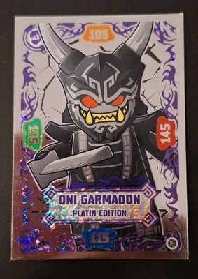 LEGO Ninjago Serie 8 Trading Card 255 - Oni Garmadon - Platinum Karte