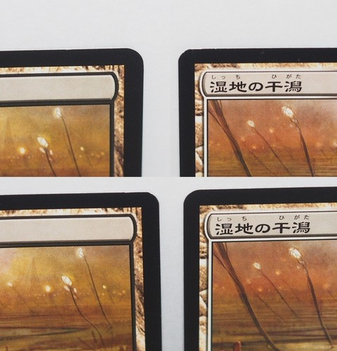 Set Of 4 Magic The Gathering Mtg Wetland Tidal Flats Zendikar Card Wu3135 - Picture 2 of 8