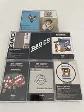 Bad Company 8 Cassette Tape LOT Desolation Angels 10 from 6 Straight Shooter