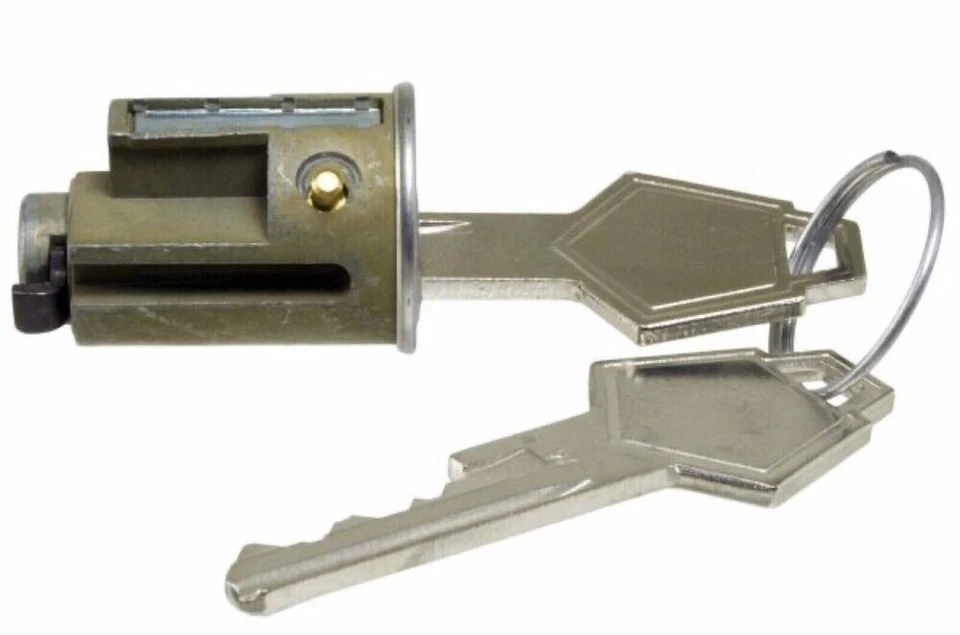 Nuevo cilindro de bloqueo de encendido de repuesto y llaves para Chrysler DeSoto DODGE Plymouth Foto 3 de 4