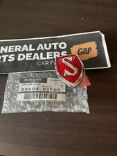 Genuine Nissan Oem S14 Hood Shield Emblem Red 65892-80f05 Genuine Nissan Oem S14 Hood Shield Emblem Red 65892-80f05