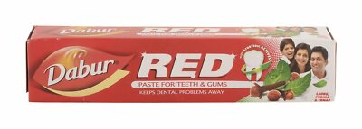 Dabur Red ToothPaste 100gm (Pack of 3) Dabur Red Paste India's No.1 Ayurvedic