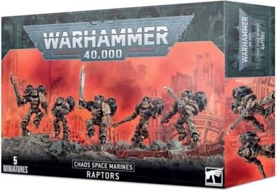 Warhammer 40k Chaos Space Marines: Chaos Raptors / Warp Talons Squad NEW in BOX