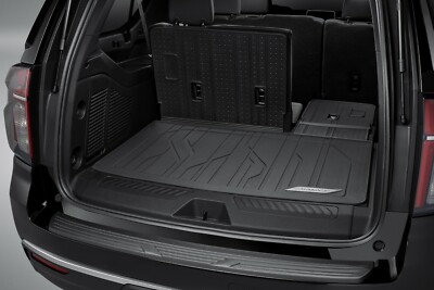 2021-2027 Chevrolet Suburban Integrated Cargo Liner in Jet Black GM OEM 86381871