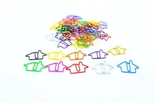 Multi-Color House Shaped Paper Clips-50 Count