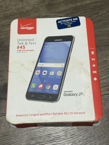 Samsung Galaxy J3 SM-J320VLPP- 8GB - BLACK (verizon) Smartphone