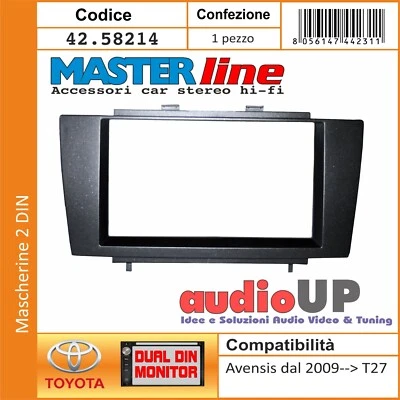Cadre D'Autoradio 2 din Avensis 2009 IN Poi. Seulement Deux Perfect Fict - Photo 1/3
