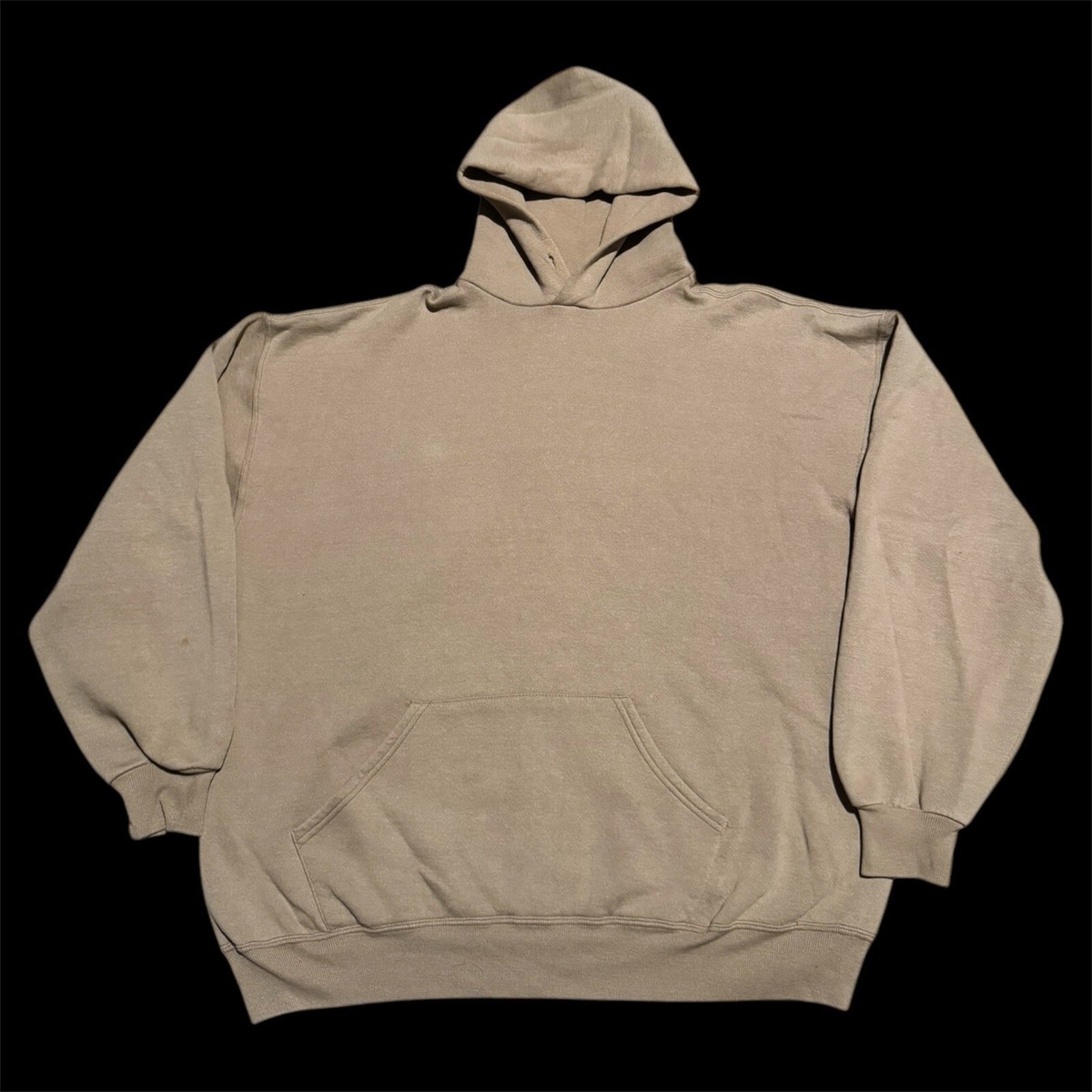 Vintage 1990's Russell Athletic Champs Tan Brown Blank USA Made