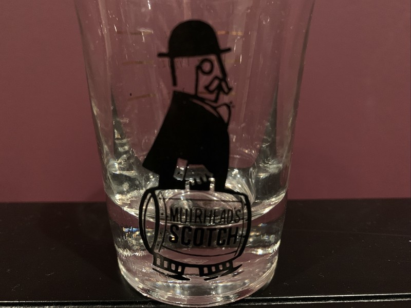 Muirheads Scotch Vintage Shot glass 