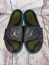 Nike Jordan Hydro 5 V Retro Slide Sandals Mens Size 12 Black Emerald 555501-006