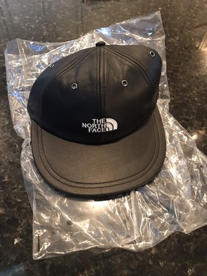 supreme leather strap hat