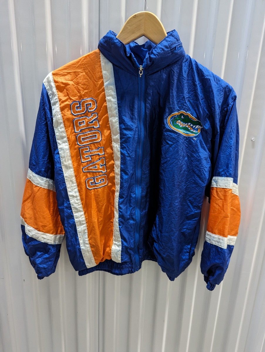 VTG 90s Mighty Mac Florida Gators Zip Jacket Windbreaker Hoodie