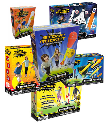 Stomp Rocket Riesenauswahl, Sets, Ersatzraketen, nur 1xVersandkosten, NEU & OVP