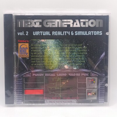 Next Generation vol. 2 Virtual Reality 6 Simulators (PC Arc Media, 1995) NEW