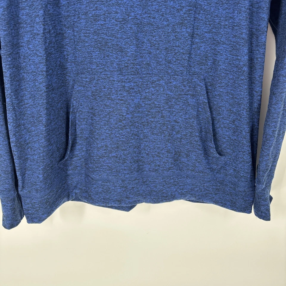 Top con capucha Beyond Yoga para mujer grande bolsillo azul ocio yoga entrenamiento elástico Foto 3 de 4