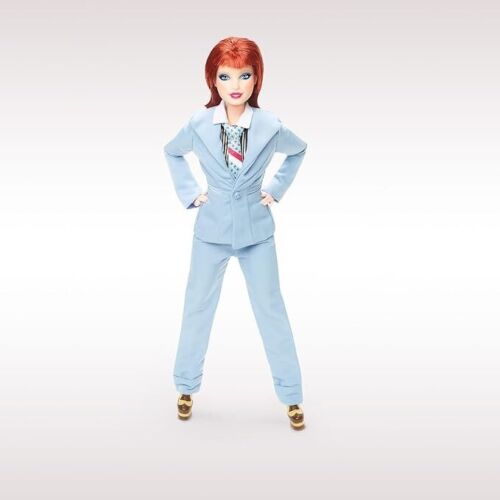 Barbie Signature David Bowie Doll, Wearing Blue Suite, Gift for Collectors - Picture 1 of 6