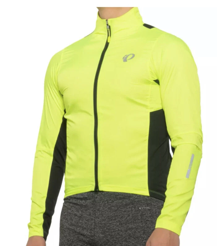 NEW PEARL IZUMI ELITE PURSUIT HYBRID CYCLING JACKET MENS Sm SCREAMING YELLOW