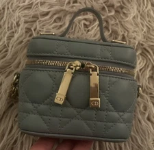 Christian Dior Micro Vanity Bag Cloud Blue 100% Authentic