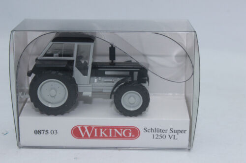 Wiking 087503 Schlüter Super 1250 VL - schwarz Traktor H0 1:87 NEU OVP - Bild 3 von 7
