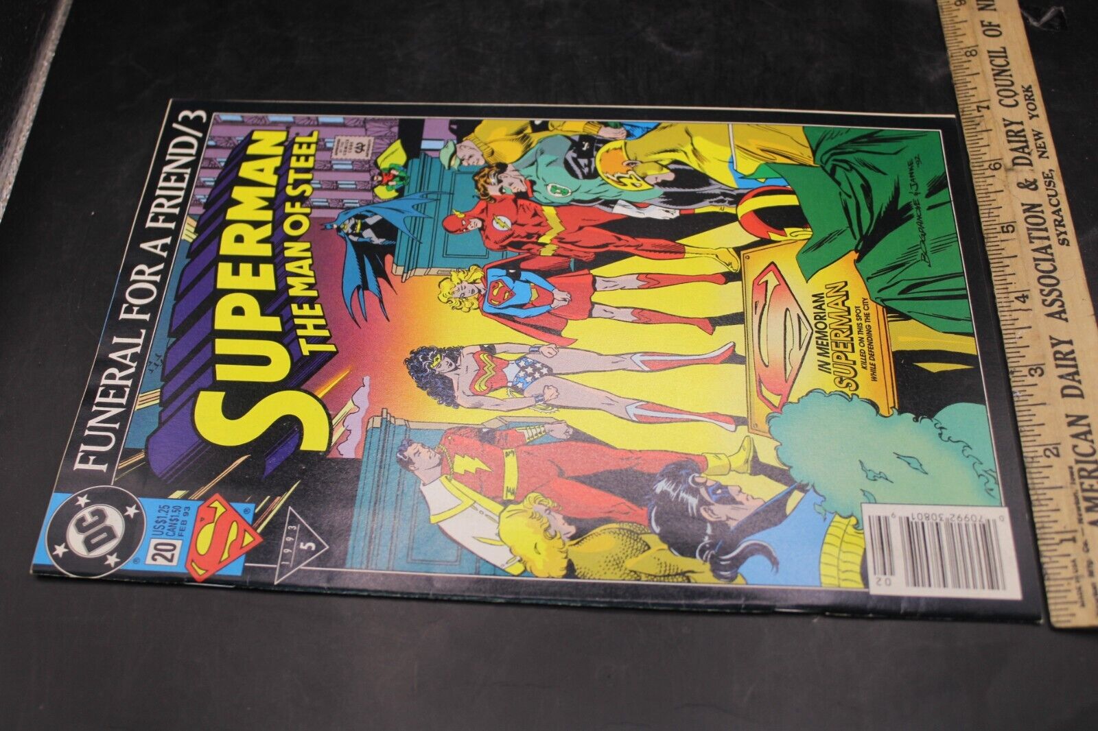 Superman: The Man of Steel #20 - 1993, DC Comics Funeral for a friend 3 F9A