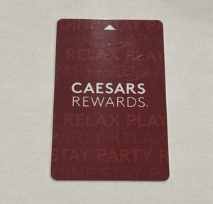 Caesars Hotel Room Key Card #1 - Caesars Rewards