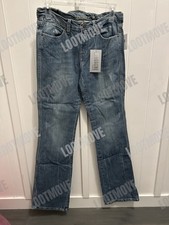 Jordache Heather Slim Bootleg Jeans Blue NWT Distressed