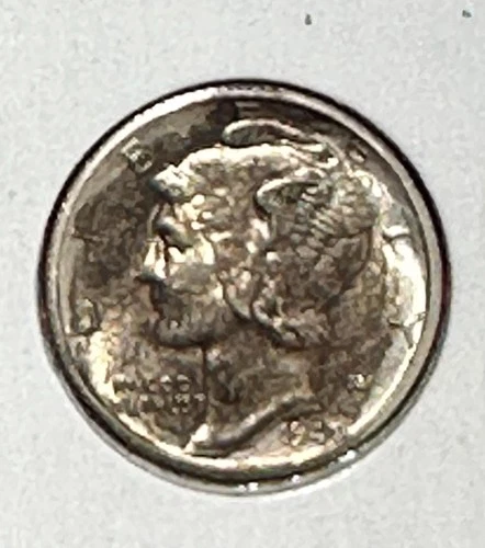 1940D US Mercury SILVER Dime "Denver" Mint! AU! FSB! Old US Coin!