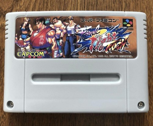 Final Fight Tough Super Famicom SFC Versión Japón Probado Juego Retro