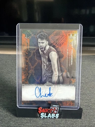 2025-26 Topps Chrome Cactus Jack Basketball Chet Holmgren Orange Auto /25