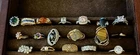 Vintage Costume Jewelry Rings 18 Piece Set Size 6-7 Gold And Silver Tone.