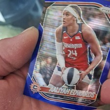 Panini 2025 Prizm WNBA Aaliyah Edwards Connecticut Sun Blue Prizm #94 /199