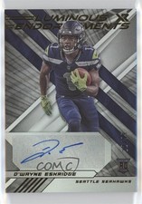 2021 Panini XR Luminous Endorsements 22/99 D'Wayne Eskridge #LUM-DWE Auto 8k4