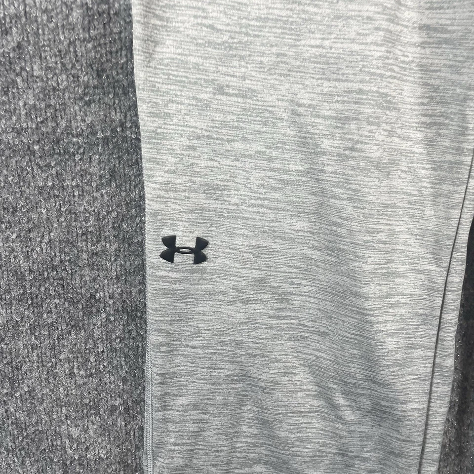 Pantalones deportivos Under Armour para hombre grandes grises polar calce suelto equipo frío ropa de calle Foto 4 de 4